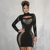 Vestido Nuevo Estilo Puro y Dulce Europeo y Americano Chica Popular, Conjunto de una Pieza Ajustado, Vestido Bodycon Sexy Engrosado de Cintura Alta