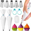 Amazon Conjunto de Bicos de Confeitar com 15 Peças Decoração de Bolo Bicos de Confeitar Pano de Algodão Aço Inoxidável 304