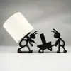 Portarrollos de Papel de Cocina Populares Transfronterizos Portarrollos de Papel Hormiga Adornos de Rollo de Papel para Baño Portarrollos de Papel Hormiga