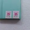 Correa de Reloj Accesorios para el Cabello 1.4cm Mini Dibujo Animado Etiqueta Tejida Pequeña Etiqueta de Tela Cuerda para el Cabello Hecha a Mano DIY Banda de Goma Pegatina de Transferencia Térmica