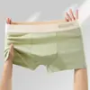 Ropa interior para hombre, Calzoncillos tipo bóxer 10A de algodón puro antibacteriano transpirable para niños, Calzoncillos tipo bóxer de seda de morera antibacterianos con sensación de piel desnuda