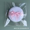 Bow Goodnight Powder Round Velvet Powder Powder Puff Round Powder Powder Puff Maquiagem Powder Puff