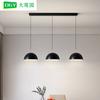 Lámpara de Jardín Grand View Lámpara de Bar Casual Moderna Minimalista Escandinavo Luz Redonda Lujo Creativo LED Mesa de Comedor Lámpara de Comedor 473L
