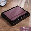 Cuaderno de banda A5 de piel de oveja para empresa, se puede imprimir logo, cuero suave de alta calidad, diario exquisito, libro para conferencias de trabajo