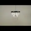 Lámpara de Araña de Lujo Ligero Shangmeili Lámpara de Cristal Postmoderna Sala de Estar Iluminación Sencilla para Comedor Lámpara de Dormitorio Villa Lámpara Grande para Uso Doméstico
