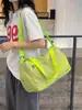 Bolsa de viaje corta de moda con bloques de color, bolsa de hombro para deportes y fitness, para montañismo al aire libre, yoga, natación, bolsa de almacenamiento con separación de compartimentos secos y húmedos