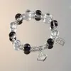 Pulsera Popular de Amor Aguamarina para Mujer, Pulsera de Alta Gama para Mujer, Corazón del Océano, Regalo del Día de San Valentín