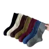 Meias femininas de outono retrô com trama vazada até o meio da panturrilha, com sutil padrão de espiga de trigo, de algodão, cor sólida, respiráveis, versáteis, adequadas para sapatos Birkenstock, meias largas de estilo casual