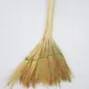 Venda por Atacado de Fábrica Vassoura de Sementes de Sorgo Natural Feita à Mão Vassoura de Varrição Ampliada e Espessada Vassoura Doméstica Desconto para Grande Quantidade