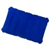 Almohada inflable en forma de U con acabado afelpado, soporte portátil para el cuello para vuelos de larga distancia y trenes de alta velocidad, almohada inflable para el cuello para dormir