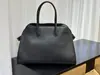 Bolsa de Mano Grande de Cuero de Vaca de Primera Capa de Fábrica Original Togo Bolso de Mano Minimalista de Alta Gama Lujo Ligero Bolso de Cuero Genuino para Mujer