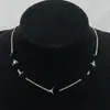 Collar Réplica Lv de Nuevo Estilo Europeo y Americano Transfronterizo con Logo, Fotos Reales, Múltiples Accesorios, Collar de Moda de Alta Gama para Mujer al por Mayor