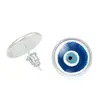 Aretes Ojo de Diablo para Mujer Ojos Azules Cristal Aro para Oreja Aretes de Temperamento Turquía Joyería para Oreja Ojo Maligno Venta al por Mayor