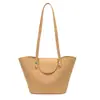 Bolsa de palha feminina transfronteiriça 2026, bolsa Longchamp fashion, bolsa de ombro e crossbody trendy tipo bolinho, bolsa de mão para o dia a dia, bolsa quadrada pequena