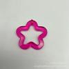Fabricante Venta al por Mayor Acrílico 30mm Colgante de Flor con Agujeros Aretes Llavero DIY Accesorios para Joyería Materiales Accesorios