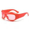 Óculos de Sol Estilo Cyberpunk Europeu e Americano Y2K, Óculos de Sol Tendência e Fashion para Festas de Homens e Mulheres, Óculos Estilo Ins