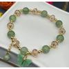Pulsera Joker de Perlas de Corea del Sur para Mujer Estilo Ins Nicho de Alta Gama Acero Titanio Pulsera Pulsera de Pareja Pulsera Joyería Venta al por Mayor