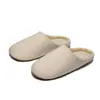 Pantuflas otoño e invierno japonesas punta abierta lavables a máquina suela de tela silenciosa pantuflas silenciosas para mujer suela suave para el hogar interior pantuflas de algodón