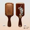 Regalo para el Día del Maestro: Peine de cojín de aire de sándalo para cabello liso, peine de airbag antiestático, peine de masaje de meridianos del cuero cabelludo