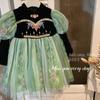 Otoño 2026 Nuevo Estilo Vestido de Manga Larga para Bebé Niña Vestido de Princesa de Malla Vestido de Princesa para Niña Pequeña