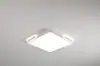 [Transfronterizo] Lámpara de Techo con Control por Voz, Lámpara para Sala de Estar, Arte de Hierro Amigable con la Vista, Lámpara de Estudio Simple y Acogedora, Luz Ultra Brillante para Dormitorio