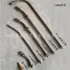 Acessórios para máquina de limpeza a vapor haste longa de aço inoxidável pistola de água 14 rosca interna pistola de limpeza haste curva de 90 graus pistola a vapor cabeça de cobre