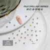 Pequeño Hada de Camote Accesorios para Uñas Paquete de Material Mezcla de Lentejuelas de Pentagrama Mariposa Zirconia Montón de Diamantes Decoración para Uñas