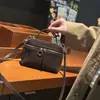 Bolso de Mano Cruzado Pequeño Cuadrado de Piel de Vaca Mate Simple y de Moda Personalizado de Fábrica Bolso Versátil Casual para Mujer