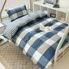 Proveedores de fabricantes juego de tres piezas de ropa de cama de algodón para dormitorio de estudiantes literas juego de tres piezas 1.2m individual kit de ropa de cama para dormitorio de personal al por mayor