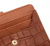 Nova carteira feminina, estilosa, simples, fresca e minimalista, carteira feminina curta com múltiplos compartimentos para cartões, porta-moedas, bolsa de mão