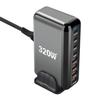 Carregador de Nitreto de Gálio 600W Carregador PD Multifuncional 500W Carregador de Mesa 320W Adaptador 440W
