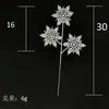 Ins Estilo Simples Peça Única Simulação Folhas de Pinheiro Acessórios de Natal Lâminas Polvilhadas com Ouro Decoração para Arranjos Florais Internos Adereços Decorativos para Fotos