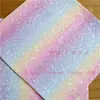 Accesorios para el Cabello DIY Moño Material con Purpurina Purpurina Arcoíris Tela de Cuero Artificial Otro Esparto