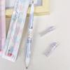 Kapi gato pluma dispensadora de doble punta doble propósito pluma para diario de mano sticker difuminador punto de presión pluma de pegamento estudiantes