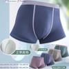 Serie de Calzoncillos tipo Bóxer Lisos Estampados de Algodón Puro para Hombre, Shorts tipo Bóxer de Cintura Media, Suministro Directo de Yueba