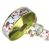 2m /Paquete Cintas Decorativas Navideñas Adornos de Atmósfera para Árbol de Navidad Accesorios Guirnalda Muñeco de Nieve Navideño Dorado