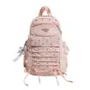 Mochilas nuevas de estilo japonés de alta capacidad y elegantes al por mayor para estudiantes de secundaria y preparatoria, mochilas estilo bosque plisadas