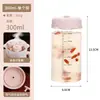 Botella dispensadora de vidrio de borosilicato personalizada con orificio de ventilación, tapa de silicona apta para vapor, botella tipo nido de pájaro, botella resistente al calor para estofado fresco de vejiga de pescado