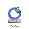 Emblema Nacional Saudita Insígnia Adesivo para Celular Padrão Palmeira e Cimitarra Insígnia de Metal Presente Comemorativo Fonte de Fábrica Transfronteiriça