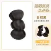 Peluca de Moño Bajo con Pinza para el Cabello, Moño de Cabello Artificial, Postizo Natural Esponjoso, Herramienta para Moños, Anillo para Peluca