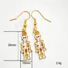 Pendientes Serie Halloween Ganchos para Orejas Calabaza Fantasma Calavera Personalizados Pendientes de Goteo de Aceite Halloween Fabricantes de Comercio Exterior Venta al por Mayor
