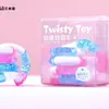 Juguete Divertido para Niños para Aliviar el Estrés con Piezas Giratorias Texturizadas, Suave y Flexible, con Varias Formas Giratorias y Transformables