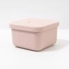 Contenedor Cuadrado de Silicona para Alimentos, Lonchera Apta para Microondas, Mini Lonchera para Trabajadores de Oficina, Caja Bento para Cocina, Camping