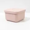 Fiambrera Cuadrada de Silicona para Trabajadores de Oficina Fiambrera Bento para Exteriores Caja de Silicona para Conservar la Frescura