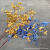 Cifrado de color otoñal orquídea Wenxin de rama alta boda simulación adorno floral colgante orquídea Wenxin importación transfronteriza flor de seda de simulación
