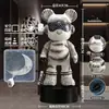 Enfeites Grandes de Chão de Anjo Pintado à Mão e Urso Legal Classe de Luxo Acessível Decoração para Sala de Estar de Casa com Lâmpada de Céu Estrelado