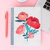 Cuaderno de bobina de color para pintura al óleo de flores personalizado transfronterizo diario de espiral cuenta de mano de estudiante plan este ins