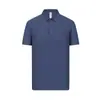 Camisa Polo de Verão 170g Nylon com Núcleo Oco Respirável 3D Hexagonal Textura Exquisita de Pérola Nuvem Manga Curta com Bordado
