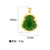 Pingente Único de Cobre Micro-Incrustado Fundido Estilo Joia de Luxo Leve Coração Oval Incrustado com Pedras Preciosas Coloridas Diamante Completo Acessórios para Colar DIY
