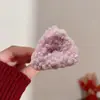 Pinza para el pelo roja retro con flock para Otoño e Invierno, Mini Pinza para el pelo de mujer, Lazo, Trenza, Flequillo lateral, Pinza de pico de pato, Pinza para el pelo, Adorno para el pelo